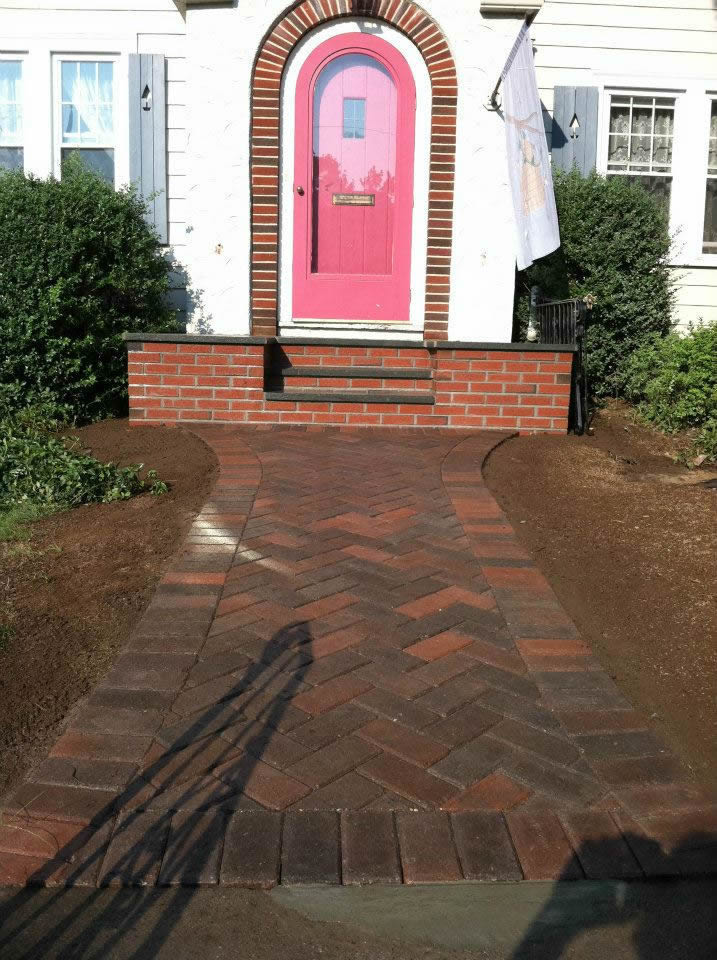 Stone wall and steps project